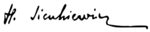 Henryk Sienkiewicz signature.svg