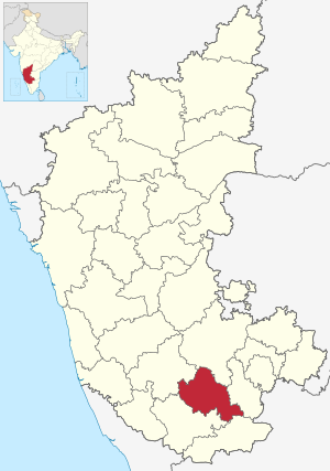 Location in Karnataka