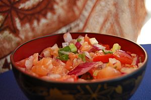 Lomi lomi salmon