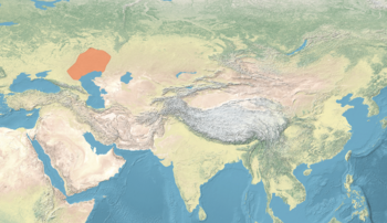 Map of the Kalmyk Khanate