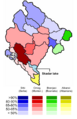 Montenegro ethnic map 2003