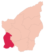 Chiesanuova's location in San Marino