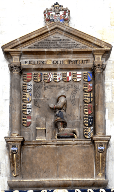 SirPeterCarew Died1575 ExeterCathedral