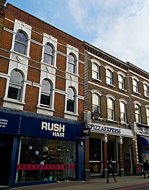 Sutton High Street, near station