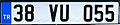 Turkey licenceplate