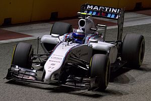 Valtteri Bottas 2014 Singapore FP2