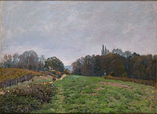 Alfred Sisley Landscape at Louveciennes