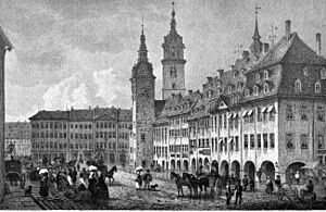 Ansicht Chemnitz um 1850