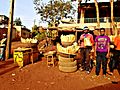 Baguettes stall, Dschang, Cameroon