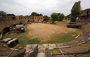 Coalhouse Fort parade ground