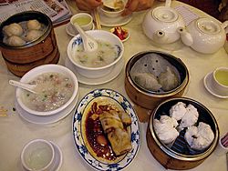 Dimsum breakfast in Hong Kong