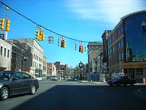 State Street looking east in 2007, during the height of new construction