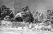 Fawley Church Bomb Damage