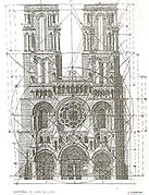 Laon Cathedral's regulator lines