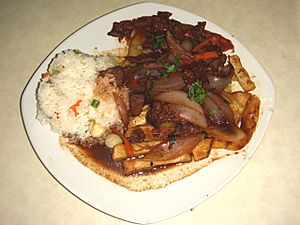 Lomo Saltado, Lima, Peru