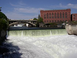 Monroe Street Dam on Spokane River