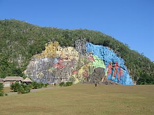 Mural in Vinales, Cuba