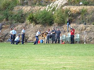 NZ Police Dog-Flaming Hoop