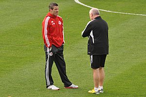 Ryan Nelson coaching Toronto FC 2013