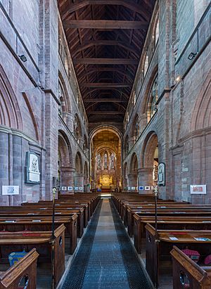 Shrewsbury Abbey Nave, Shropshire, UK - Diliff