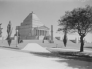 Shrine of Remembrance circa 1940