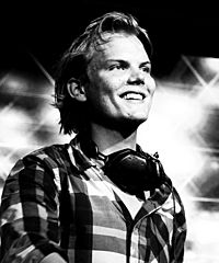 Avicii @ London tentparty (cropped)