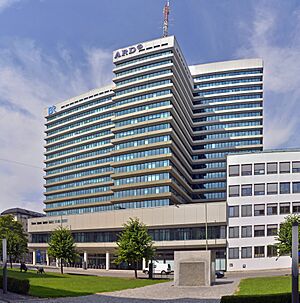 BR-Gebäude, Arnulfstrasse, München - Panorama