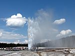 Beehive Geyser Erupting