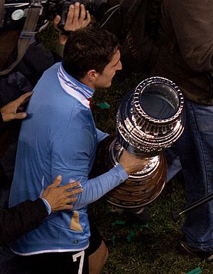 Cebolla Rodriguez with CA trophy