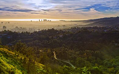 Downtown LA from GP Obs