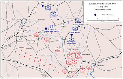 First Battle of Bull Run Map3