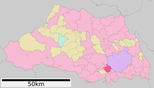 Location of Fujimi in Saitama