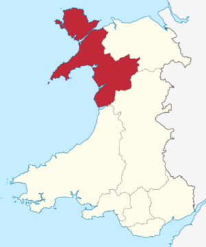 Gwynedd Preserved County in Wales