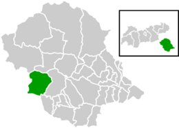 Location within Lienz district