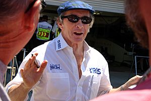 Jackie-stewart usgp-at-indianapolis pit-lane 06-18-2005