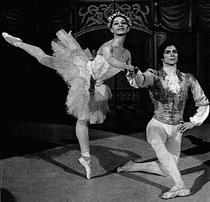 Liliana Cosi and Rudolf Nureyev