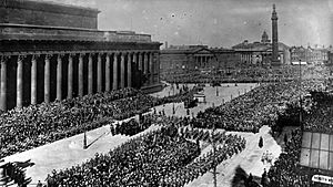 Liverpool Pals inspection, 1915