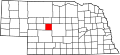 State map highlighting Logan County