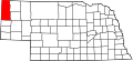 State map highlighting Sioux County