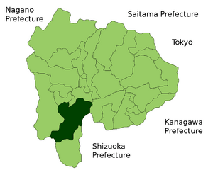 Minobu in Yamanashi Prefecture