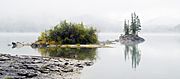 Misty Minnewanka Lake