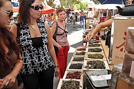 Olives au marché de Digne