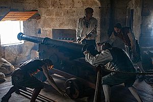 Pendennis castle gun crew