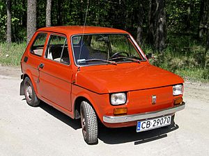 Polski Fiat 126p rocznik 1973