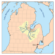 Saginawrivermap