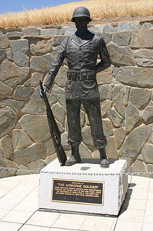 SanJoaquinCemeteryAirborneStatue