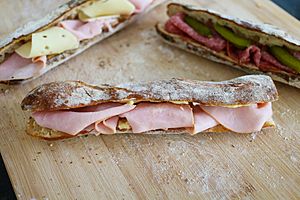 Sandwich jambon-beurre