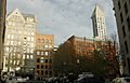 Seattle - Pioneer Square Park from Post Alley 01B