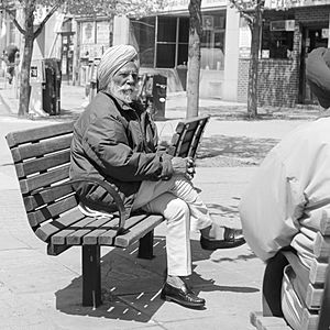 Sikhs in Union Square Somerville