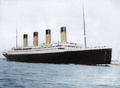 Titanic in color